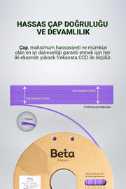 Beta PLA High-Speed Filament Beta Purple