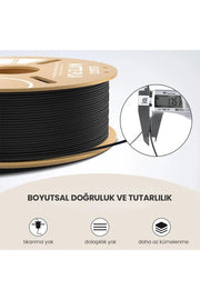 ELEGOO PLA Matte Filament Siyah